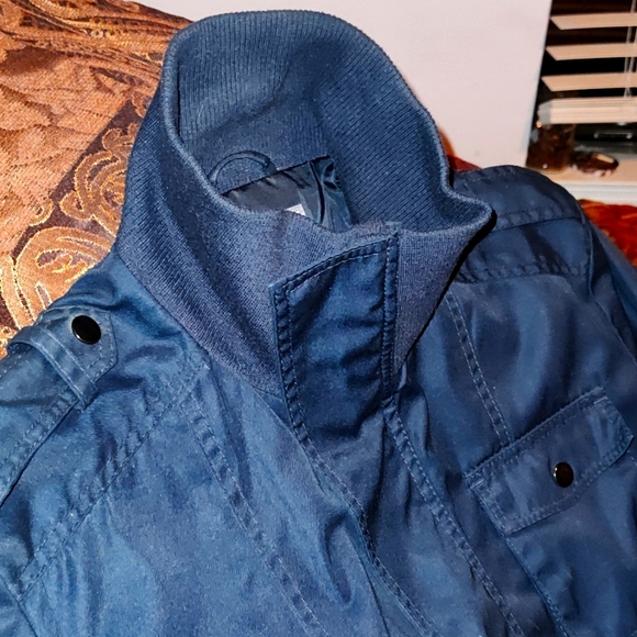 H&M Premium/ Navy 🔵 Bomber 5POCKET SZ-36 Mens / Like new - Picture 3 of 9